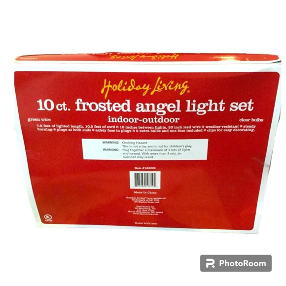 Holiday Living Christmas Frosted Angel Light Set - Picture 2 of 5